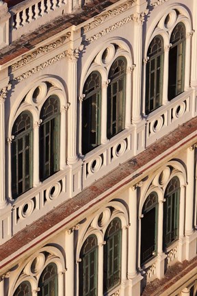 Framed Cuba, Havana, Havana Vieja, Old Havana buildings Print