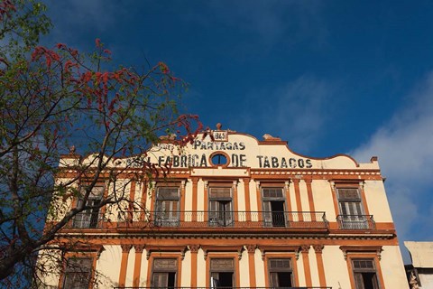 Framed Cuba, Havana, Partagas cigar factory Print