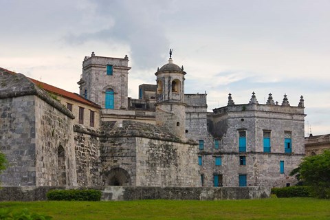 Framed El Morro Castle, fortification, Havana, UNESCO World Heritage site, Cuba Print