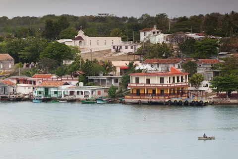 Framed Cuba, Cienfuegos, Bahia de Cienfuegos Print