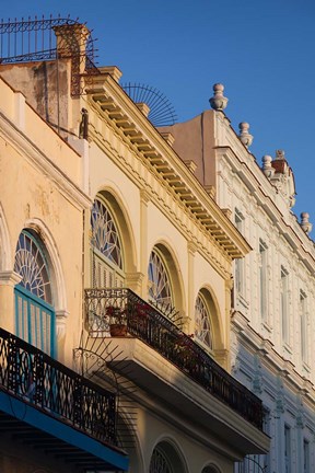 Framed Cuba, Havana, Havana Vieja, Plaza Vieja buildings Print