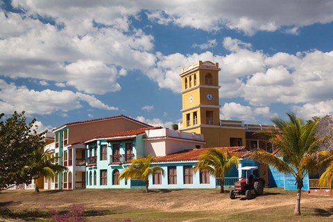 Framed Cuba, Trinidad, Hotel Brisas Trinidad del Mar Print