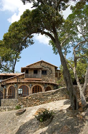 Framed Altos De Chavon, Casa De Campo, Chavon, Dominican Republic Print
