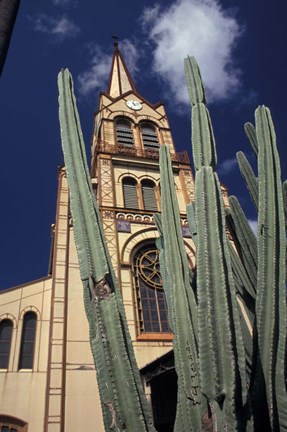 Framed Fort de  Martinique, Caribbean Print