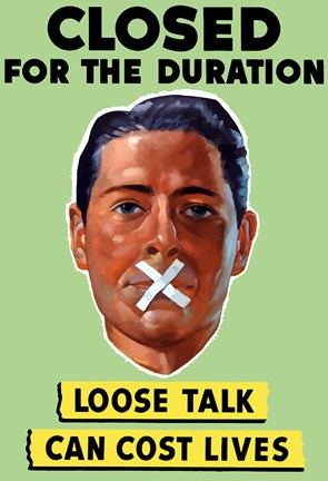 Framed Closed for the Duration Print