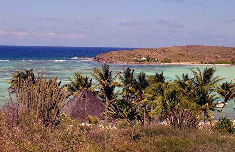 Framed St Jean Beach, St Barts Island, Caribbean Print