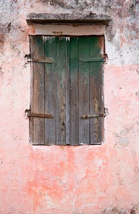 Framed Exterior of Building, St Pierre, Martinique, French Antilles, West Indies Print