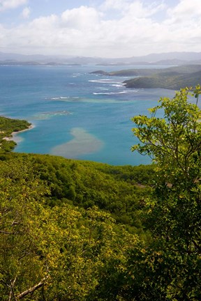 Framed MARTINIQUE, West Indies, Baie du Tresor Print
