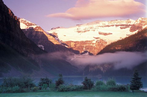 Framed Lake Louise Morning, Banff National Park, Alberta, Canada Print