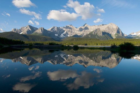 Framed Lower Kananaskis Lake, Peter Lougheed Park, Alberta Print