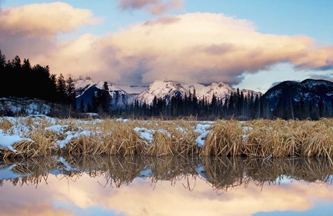 Framed Vermillion Lake, Banff National Park, Alberta Print