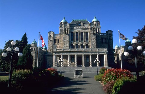 Framed Parliament Building, Victoria, British Columbia Print