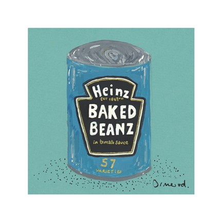 Framed Baked Beans Print