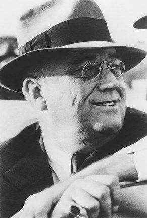 Framed President Franklin Delano Roosevelt (digitally restored) Print
