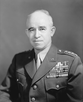 Framed General Omar Nelson Bradley (digitally restored, WWI) Print