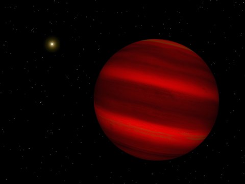 Framed Artist&#39;s Concept of the Brown Dwarf Gliese 229 B Print