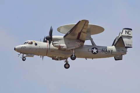 Framed E-2D Advanced Hawkeye of the US Navy Print