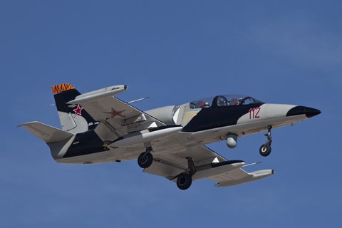 Framed L-39ZA Albatros Used as a Threat Simulation Aircraft with a FLIR Turret Print