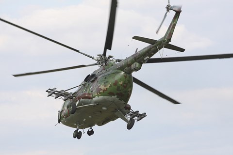 Framed Slovak Air Force Mi-17 Print