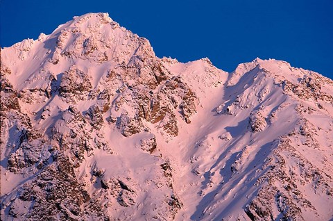 Framed Three Guardsmen Mountain, British Columbia, Canada Print