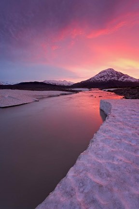 Framed British Columbia, Alsek River Valley, Alsek River Print