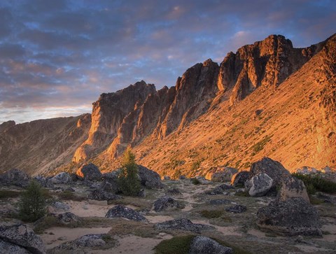 Framed British Columbia, Mt Grimface, Cathedral Park Print