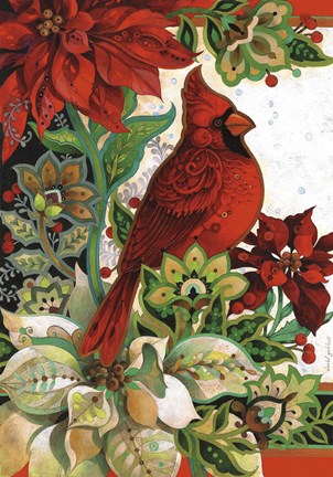 Framed Winter Roost Print