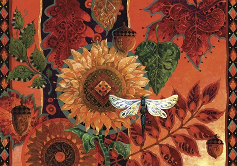 Framed As fall nips the air Print