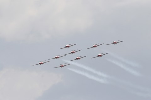 Framed Snowbirds 431 Royal Canadian Air Force Print