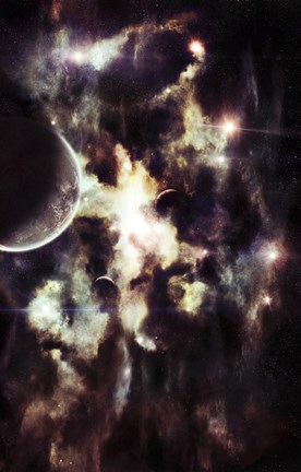 Framed Parallel Universe so Thin you&#39;re able to See the Other Side Print