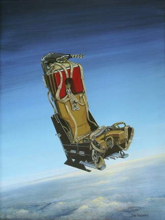 Framed Acrylic Painting of the Martin Baker Ejection Seat Print