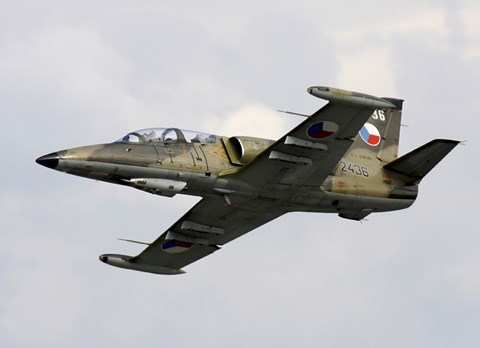 Framed Aero L-39ZA Albatros Trainer Aircraft of the Czech Air Force Print