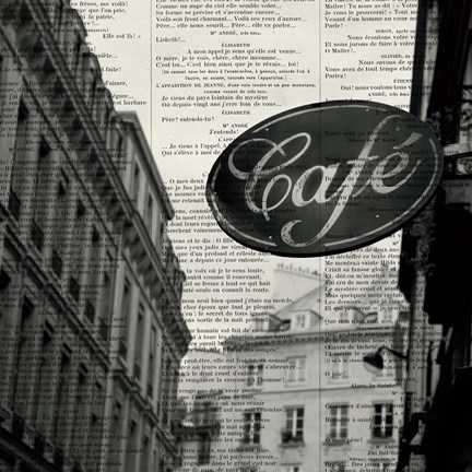 Framed Cafe Print