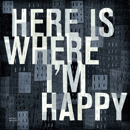 Framed Here is Where Print