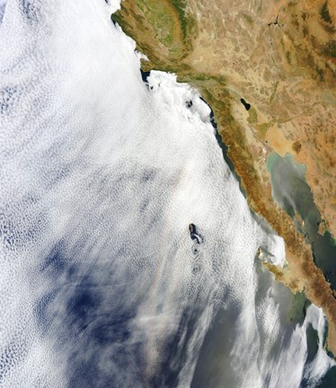 Framed Glory is Seen above a Layer of Stratocumulus Clouds over the Pacific Ocean Print