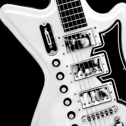 Framed Classic Guitar Detail II Print