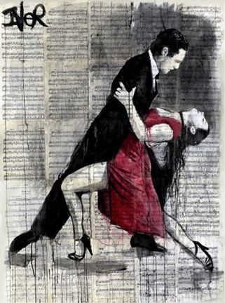 Framed Midnight Tango Print