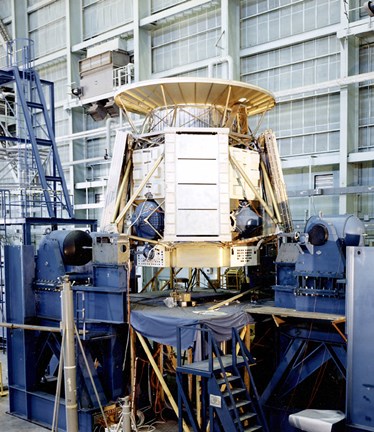 Framed Apollo Telescope Mount Undergoing Horizontal Vibration Testing Print