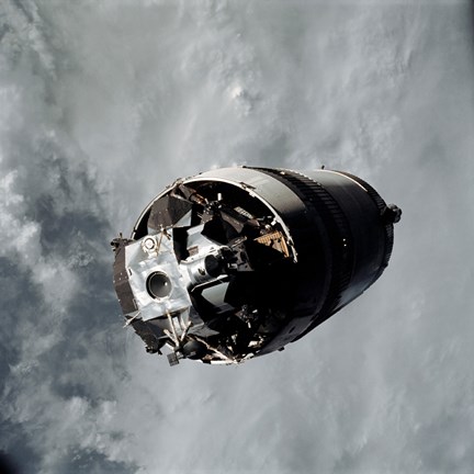 Framed Lunar Module Spider of the Apollo 9 Mission Print