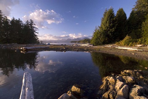 Framed Keith Island, Pacific Rim NP, British Columbia Print