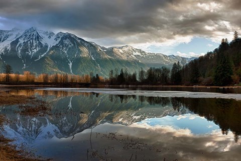 Framed Storm, Agassiz, British Columbia, Canada Print