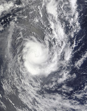 Framed Tropical Cyclone Pat over the Southern Pacific Ocean Print