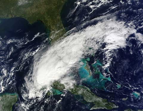 Framed Hurricane Paula Print