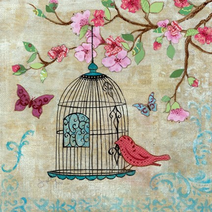 Framed Spring Fling I Print