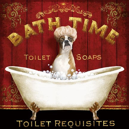 Framed Bath Time Print