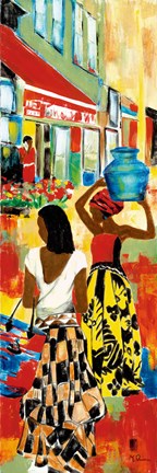 Framed Market Day III Print