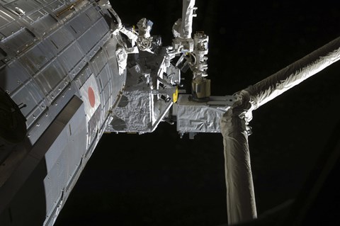 Framed robotic Arm of the Japanese Experiment Module Print