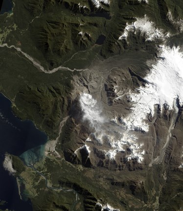 Framed Chaiten Volcano Print