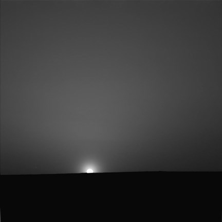 Framed Sunrise on Mars Print
