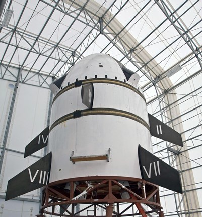 Framed Max Launch Abort System vehicle Print